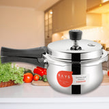 Stainless Steel Rays Fusion Pressure Cookers With Outer Lid (3.5 Litres)