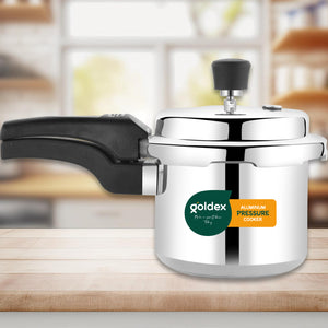 Aluminium Classic Goldex Pressure Cookers With Outer Lid (3 Litres)